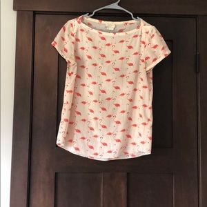 Kate Spade Flamingo Top